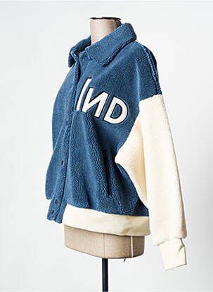 Manteau court bleu INDEE femme
