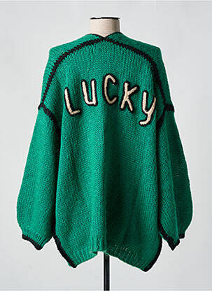 Gilet manches longues vert SACK'S femme