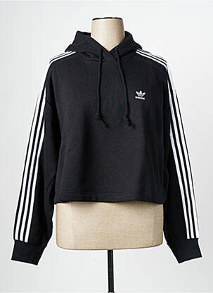 Sweat-shirt noir ADIDAS femme