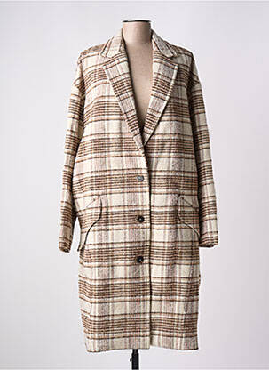 Manteau long vert BELLEROSE femme