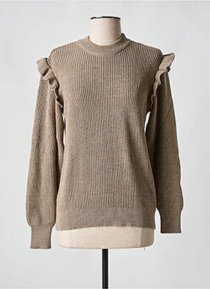 Pull beige OBJECT femme