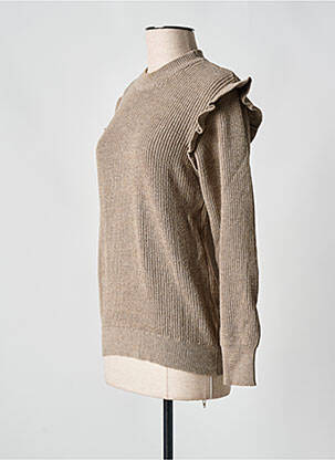 Pull beige OBJECT femme