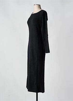 Robe mi-longue noir TWINSET femme