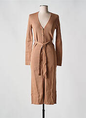Robe mi-longue marron LA PETITE FRANCAISE pour femme seconde vue