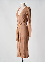 Robe mi-longue marron LA PETITE FRANCAISE pour femme seconde vue