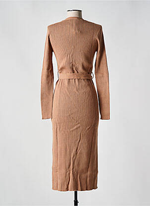 Robe mi-longue marron LA PETITE FRANCAISE femme