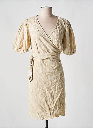 Robe courte beige OBJECT femme
