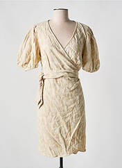 Robe courte beige OBJECT pour femme seconde vue