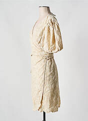 Robe courte beige OBJECT pour femme seconde vue