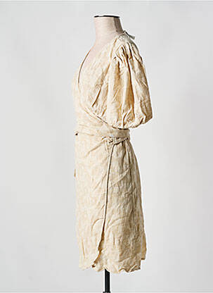 Robe courte beige OBJECT femme
