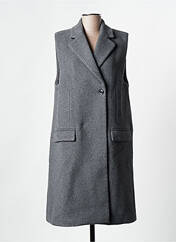 Manteau long gris SAMSOE & SAMSOE pour femme seconde vue