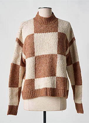 Pull marron VILA femme