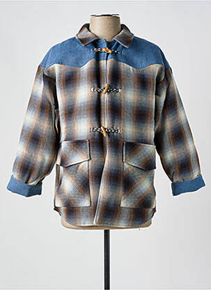 Manteau court bleu SESSUN femme