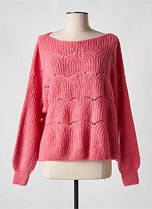 Pull maternité rose NEUVIÈME CIEL femme