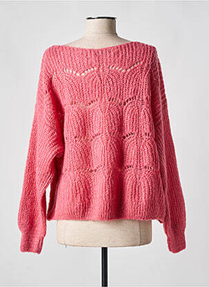 Pull maternité rose NEUVIÈME CIEL femme