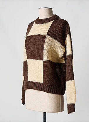 Pull beige OBJECT femme