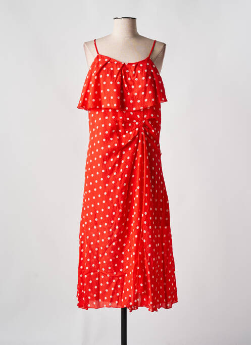 Robe mi-longue orange ESSENTIEL ANTWERP pour femme