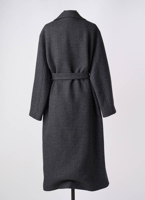 Manteau long gris PINKO pour femme