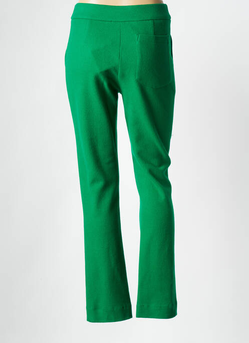 Pantalon droit vert COLLECTORS CLUB pour femme