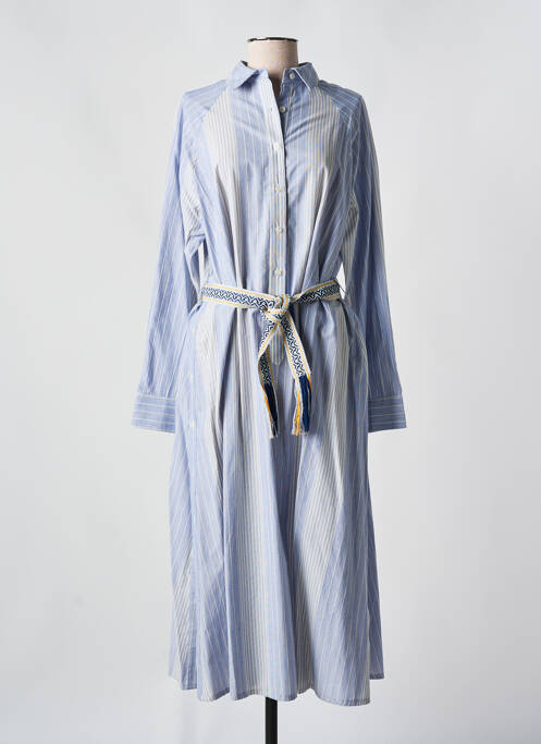 Robe mi-longue bleu LA PETITE FRANCAISE pour femme