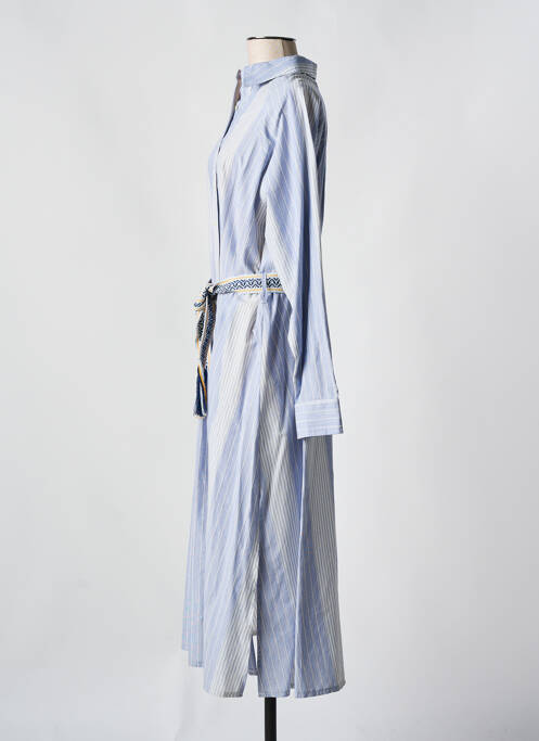 Robe mi-longue bleu LA PETITE FRANCAISE femme