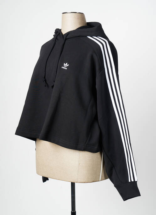 Sweat-shirt noir ADIDAS femme