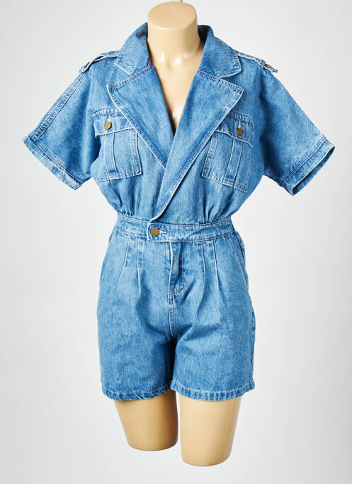 Combishort bleu LILI SIDONIO pour femme