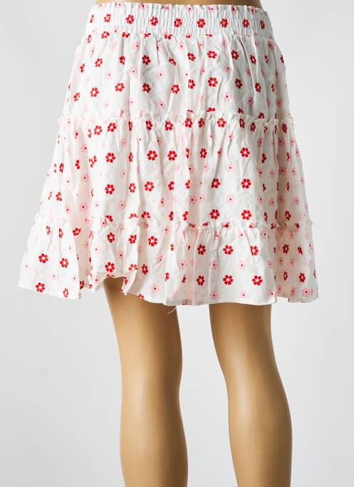 Jupe courte blanc MOLLY BRACKEN pour femme