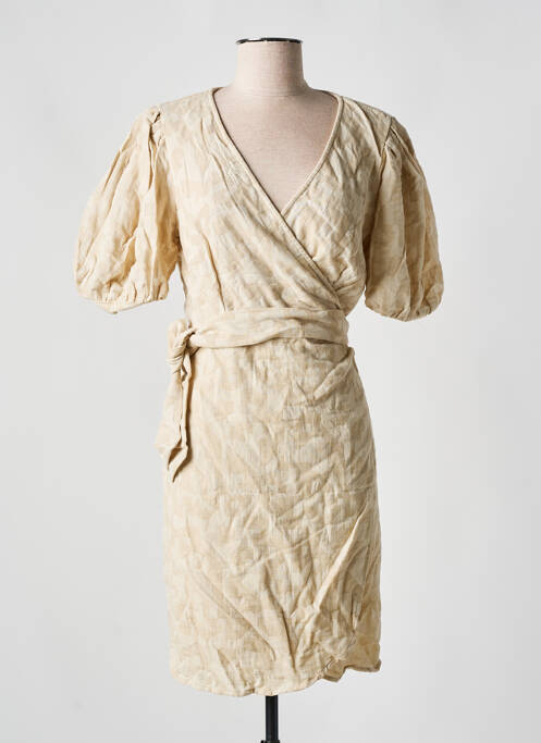 Robe courte beige OBJECT pour femme