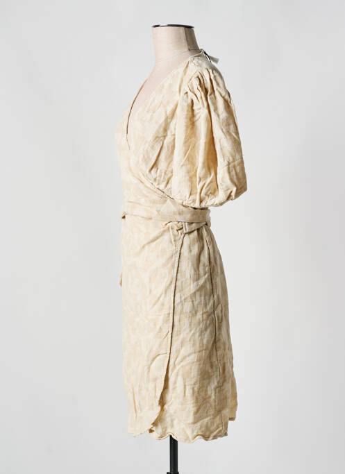 Robe courte beige OBJECT pour femme