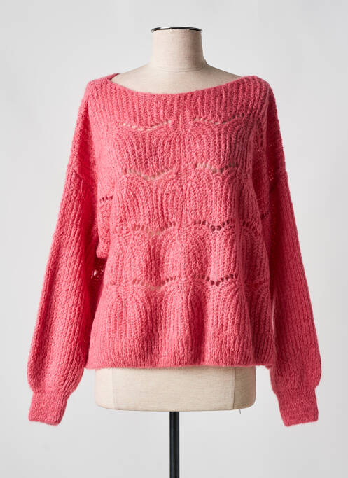 Pull maternité rose NEUVIÈME CIEL pour femme