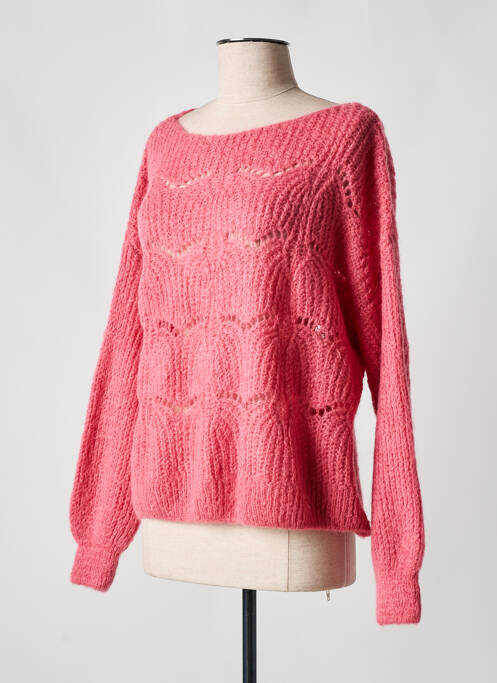 Pull maternité rose NEUVIÈME CIEL pour femme