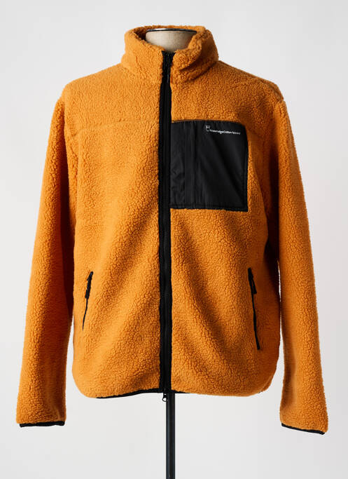 Manteau court orange KNOWLEDGE COTTON APPAREL pour homme