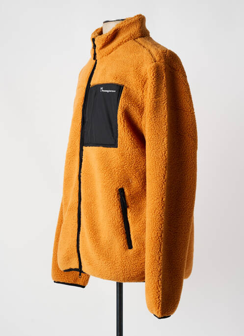 Manteau court orange KNOWLEDGE COTTON APPAREL pour homme