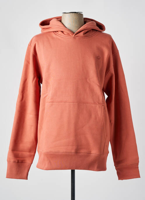 Sweat-shirt orange ADIDAS pour homme