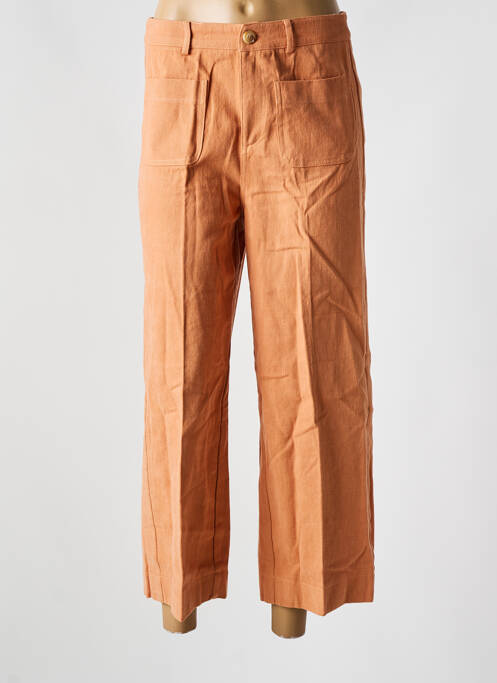 Pantalon large orange GRACE & MILA pour femme