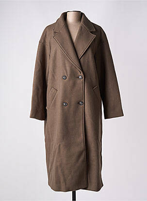 Manteau long marron VILA femme