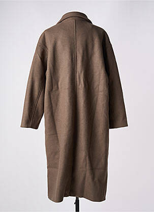 Manteau long marron VILA femme