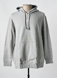 Sweat-shirt à capuche gris ADIDAS femme