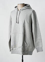 Sweat-shirt à capuche gris ADIDAS pour femme seconde vue