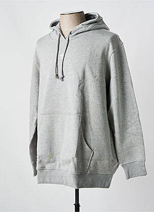 Sweat-shirt à capuche gris ADIDAS femme