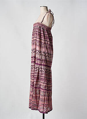 Robe mi-longue multicolore M.A.B.E femme