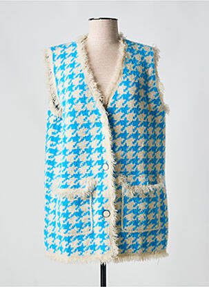 Gilet sans manche bleu TWINSET femme