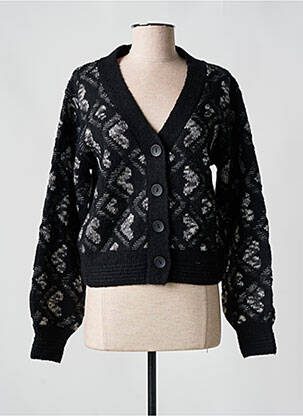 Gilet manches longues noir LILI SIDONIO femme