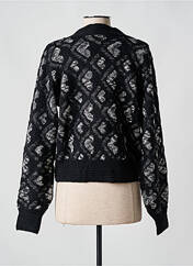 Gilet manches longues noir LILI SIDONIO pour femme seconde vue