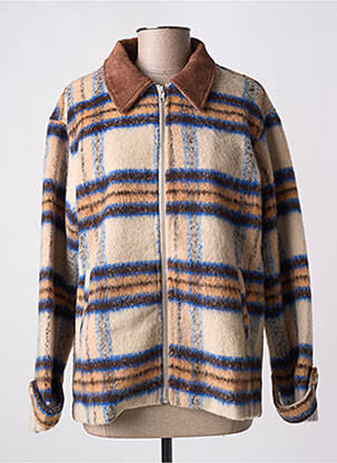 Manteau court beige OBJECT femme