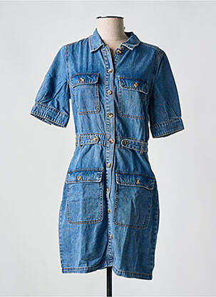 Robe courte bleu OBJECT femme