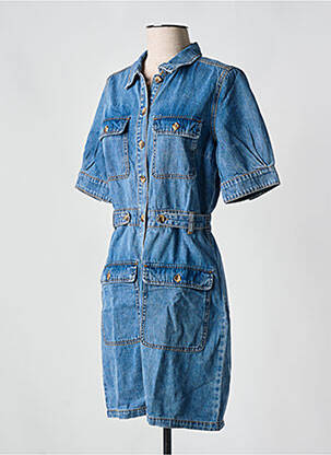 Robe courte bleu OBJECT femme