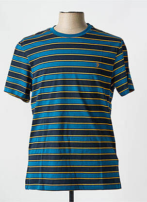 T-shirt bleu FARAH homme