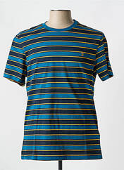 T-shirt bleu FARAH pour homme seconde vue
